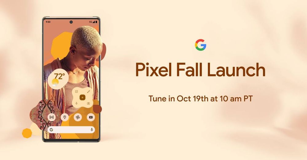 Официально: Google покажет Pixel 6 уже 19 октября