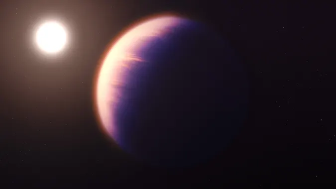«Джеймс Уэбб» обнаружил углекислый газ в атмосфере далекой планеты
