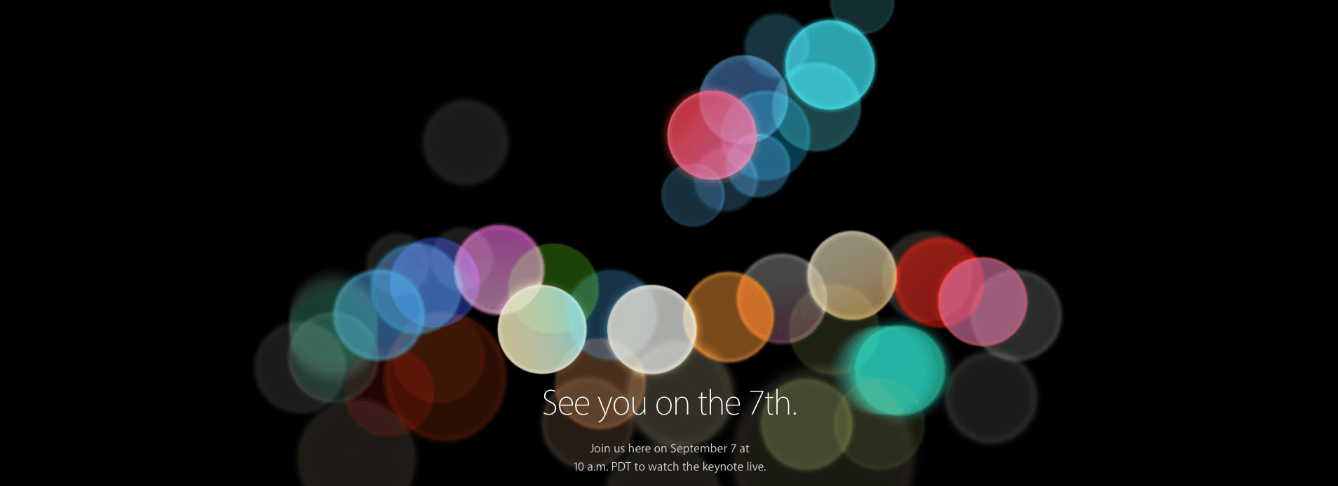 Презентация iPhone 7 состоится 7 сентября [Прямая трансляция]