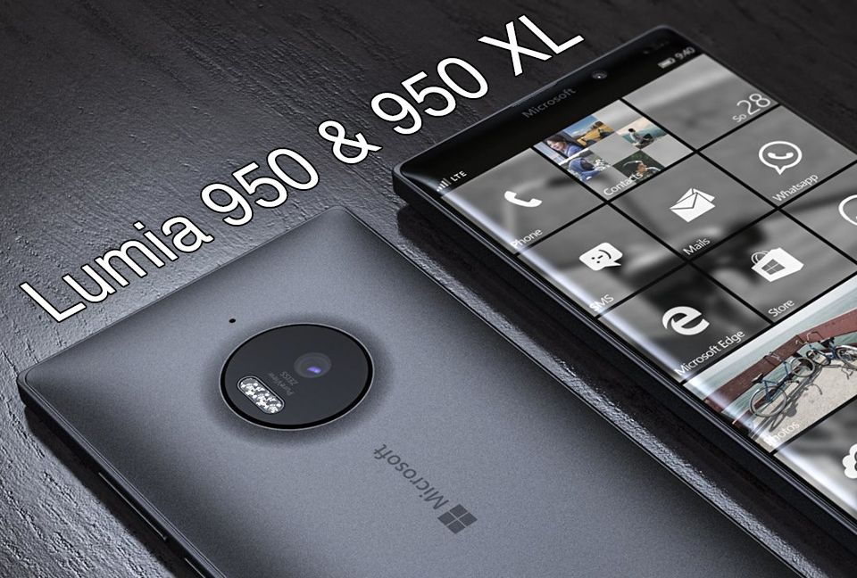 Lumia 950 и 950XL - новые смартфоны от Microsoft