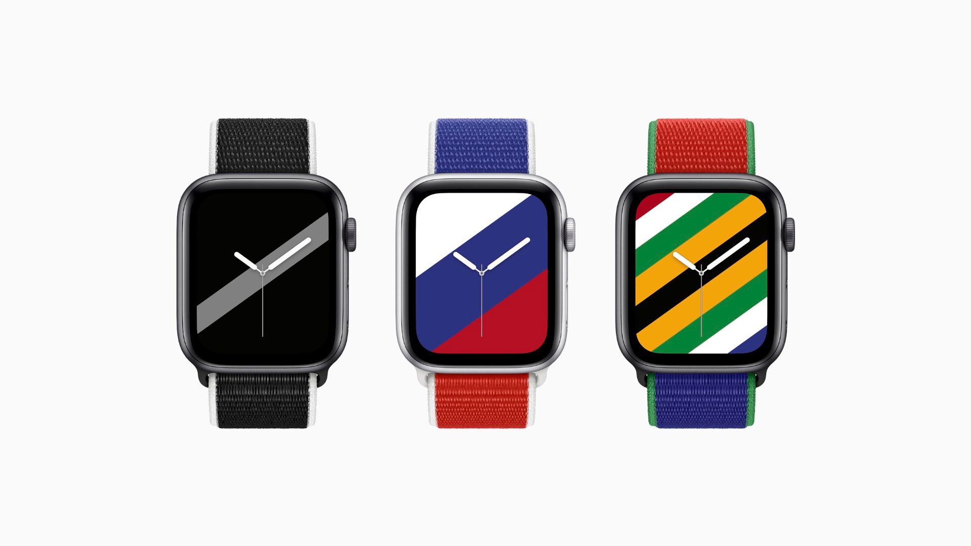 Apple представила спортивные ремешки для Apple Watch с флагами стран