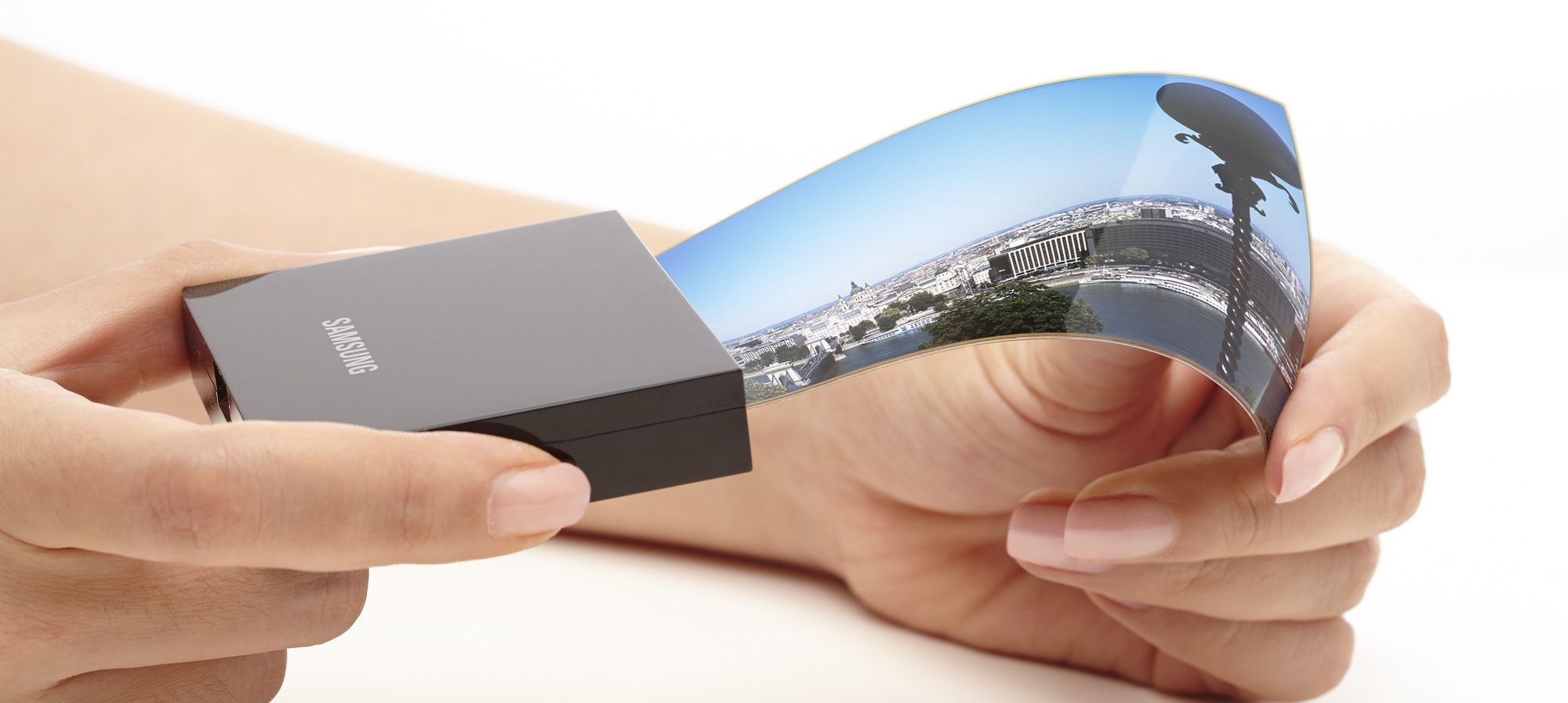 Samsung получает патент на смартфон с гибким дисплеем
