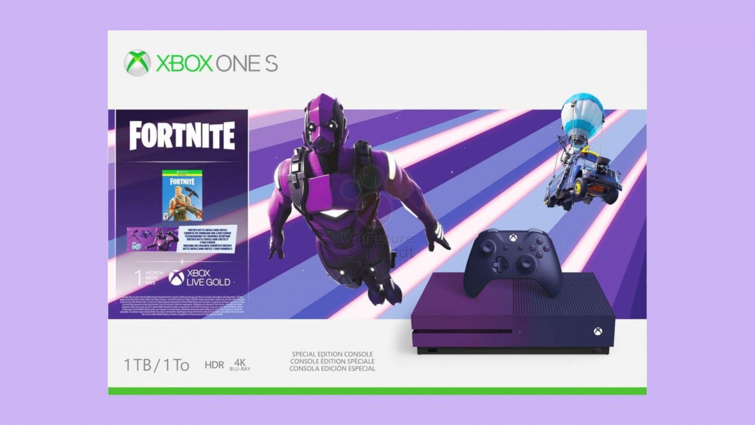 Microsoft выпустит эксклюзивную модель Xbox One S для фанатов Fortnite