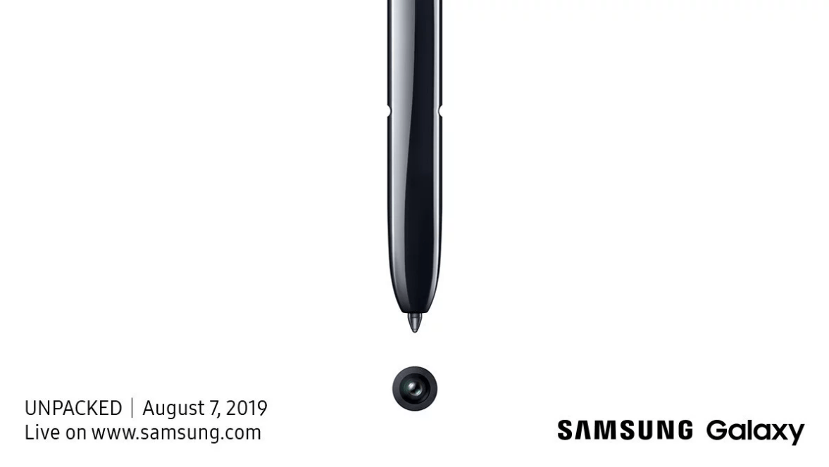Samsung представит Galaxy Note 10 седьмого августа