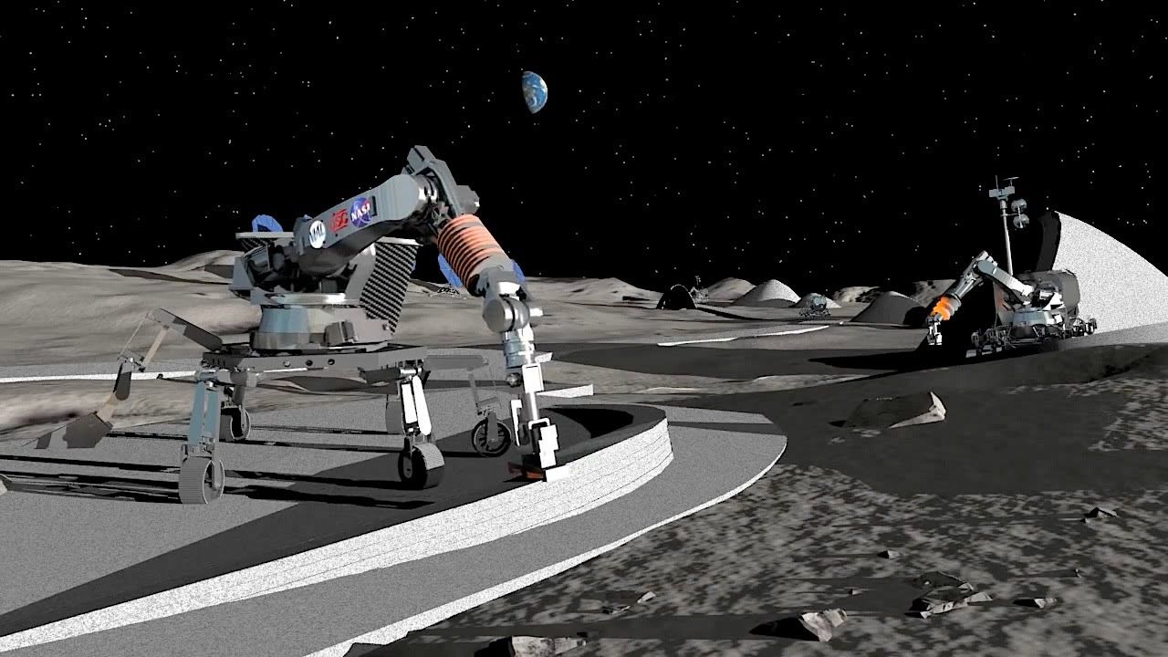 NASA планирует печатать космические базы прямо на Луне